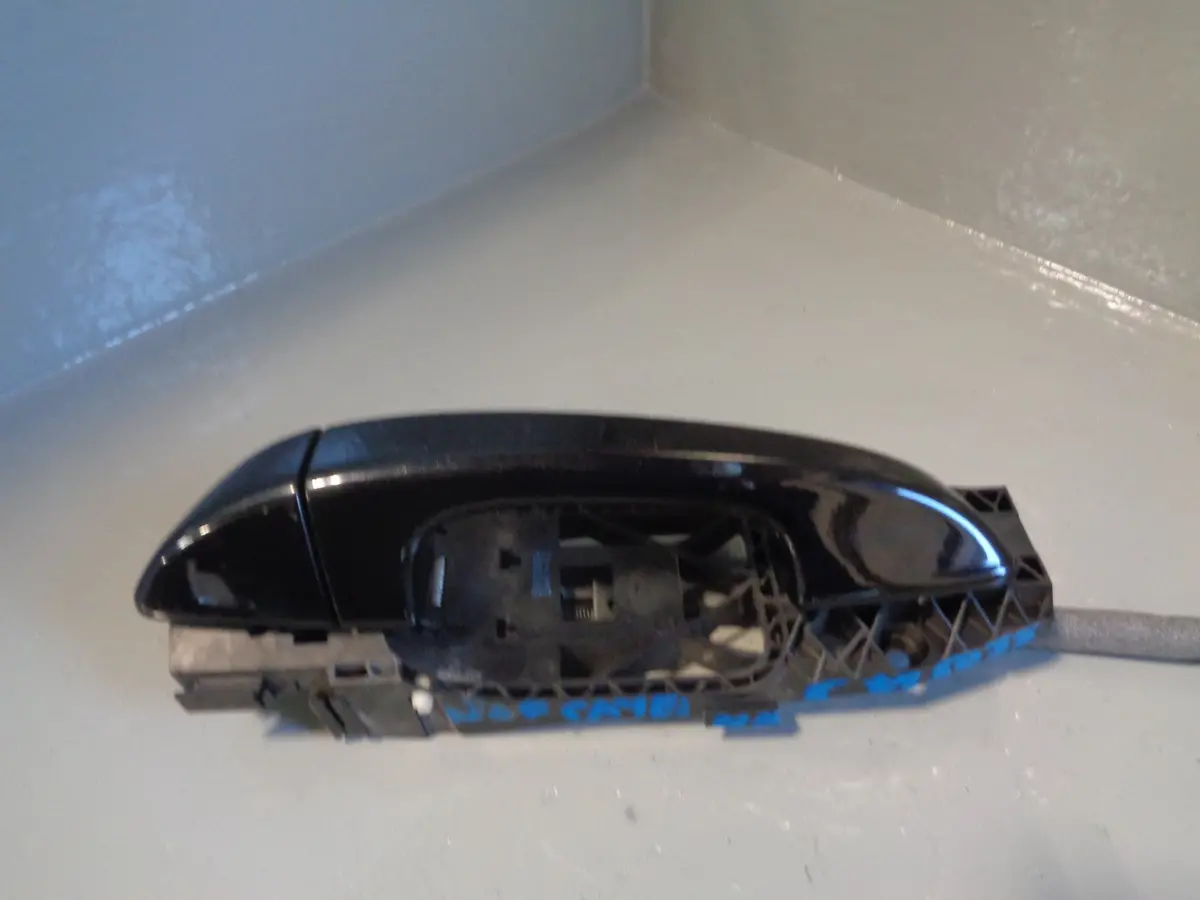 Porsche Cayenne 958 92A Door Handle Near Side Front External Jet Black C9x 1
