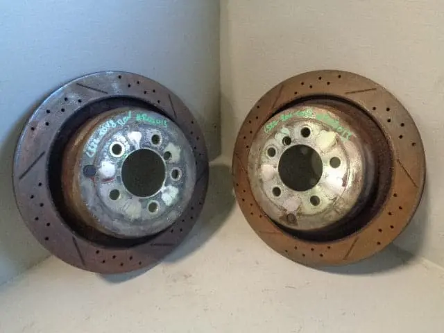 Range Rover Brake Disc Rotors Pair Of Rear Vented L322 2006 To 2010 R03013 1