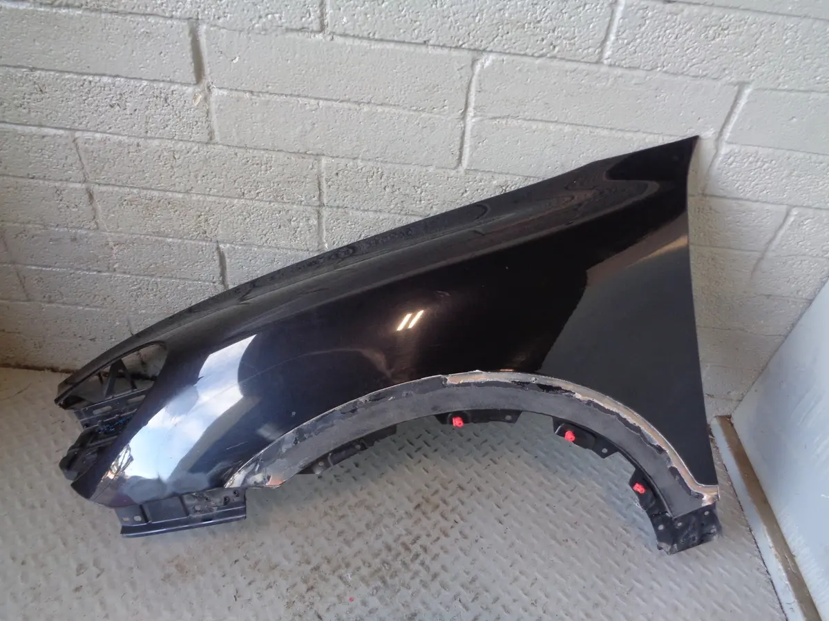 Porsche Cayenne 958.1 92A Front Wing Near Side Jet Black Metallic 2011 To 2014 1