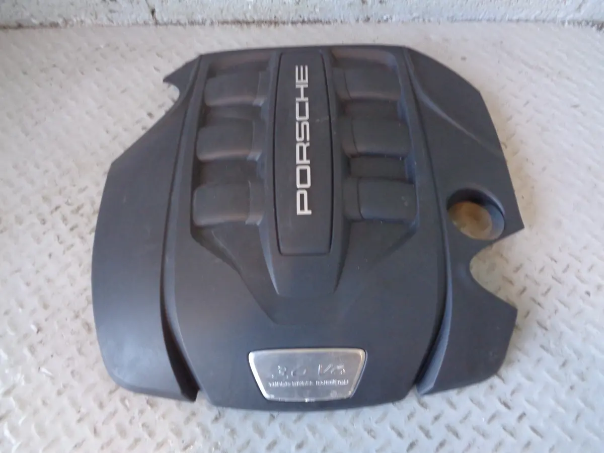 Porsche Cayenne 958 92A Engine Cover Plastic 3.0 V6 Tdi 7Pp.103.925 2011 To 2014 1