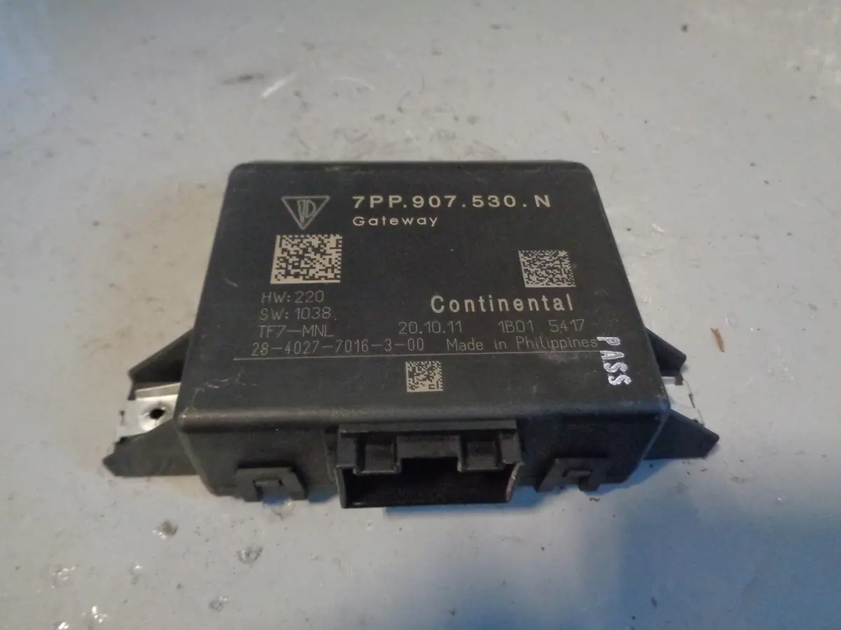 Porsche Cayenne 958 92A Gateway Control Module Unit 7Pp.907.530 2011 To 2018 1
