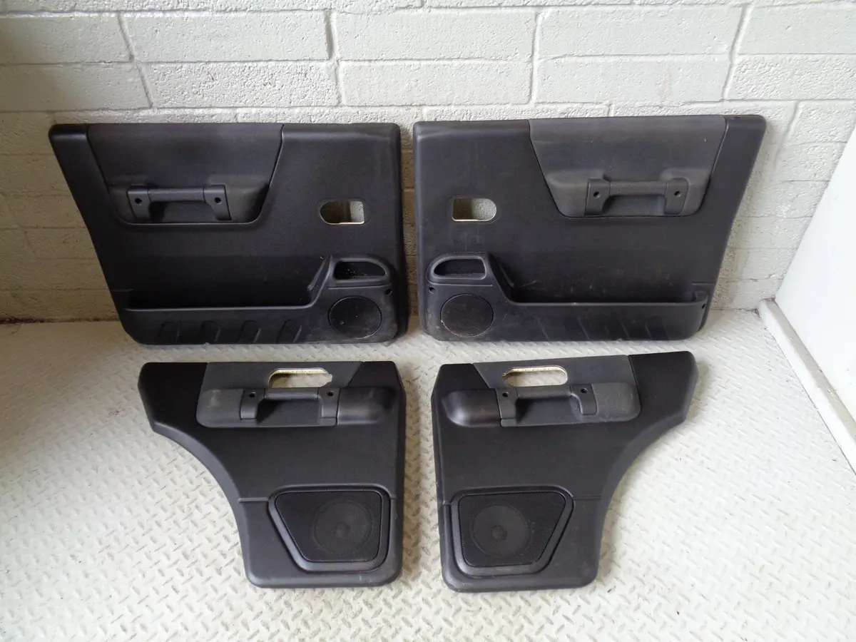 Discovery 2 Door Cards Set Of X 4 Black Land Rover 2002 To 2004 Facelift R19034 1
