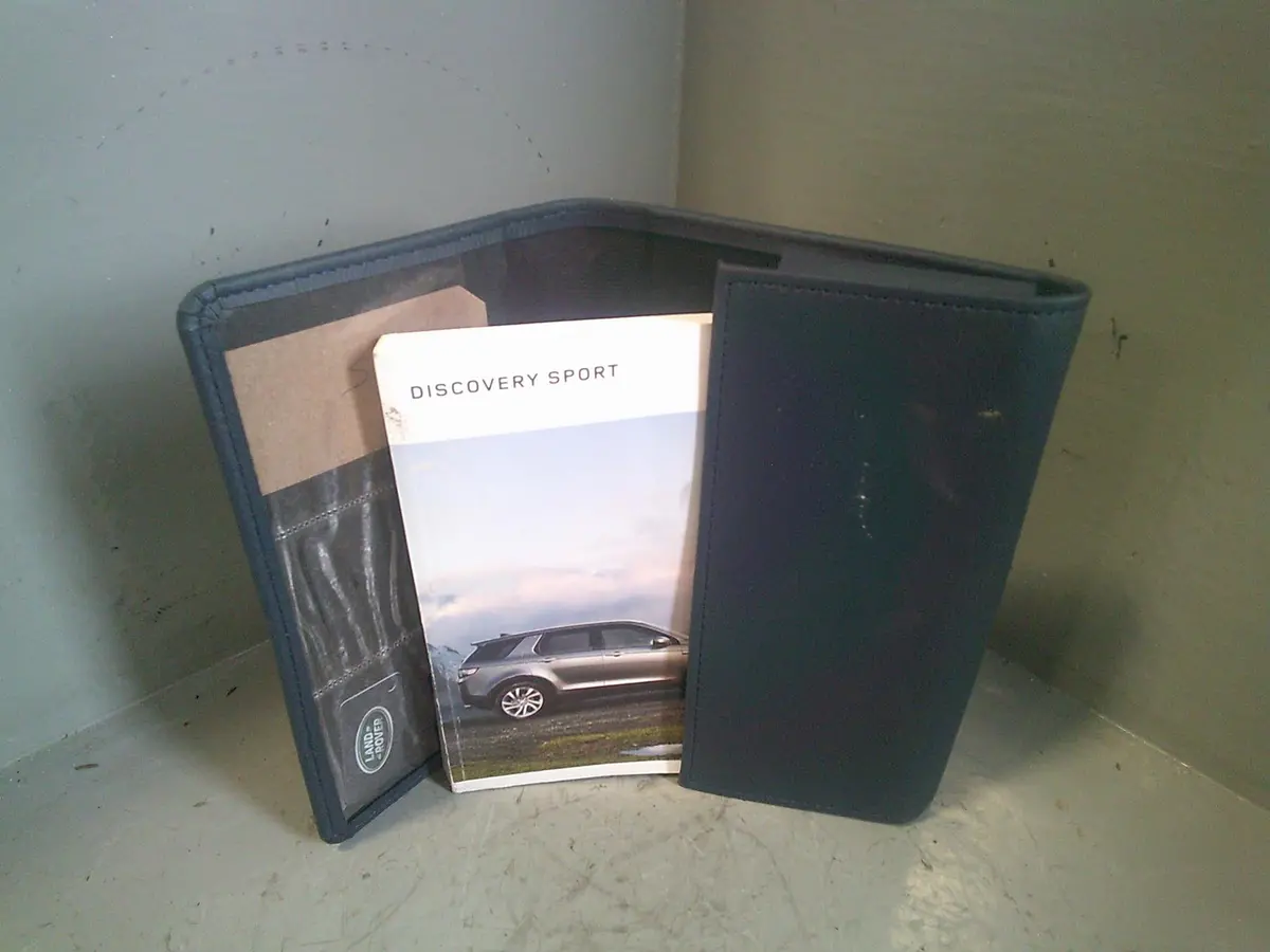 Discovery Sport Handbook Manual In Wallet L550 Land Rover 2014 To 2019 1