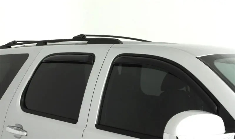 Avs 07-14 Chevy Tahoe Ventvisor In-Channel Front & Rear Window Deflectors 4Pc - Smoke 2