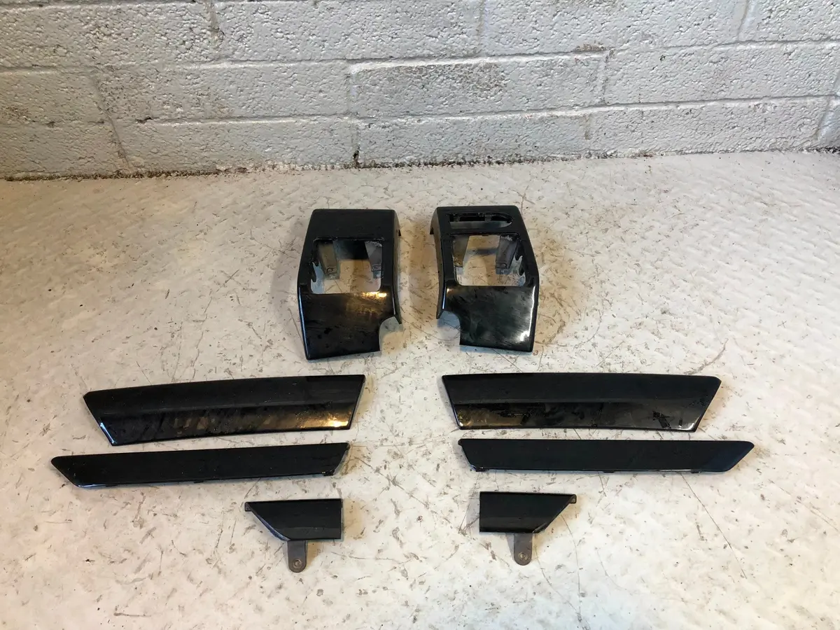 Range Rover L322 8 Piece Trim Dashboard Finisher Kit In Piano Gloss Black R27115 1