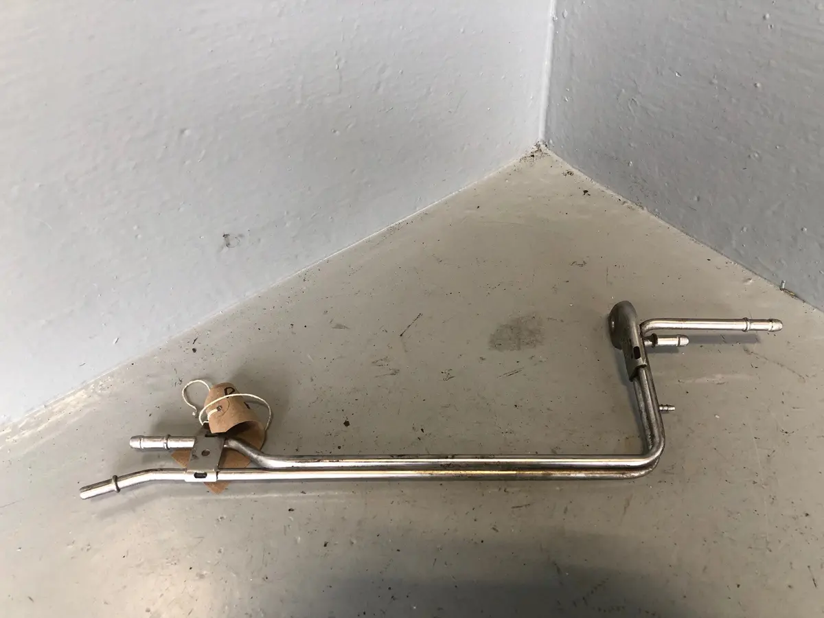 Freelander 1 Fuel Line Pipes 2.0 Td4 7 797 214 Steel 2001 To 2006 Land Rover 1