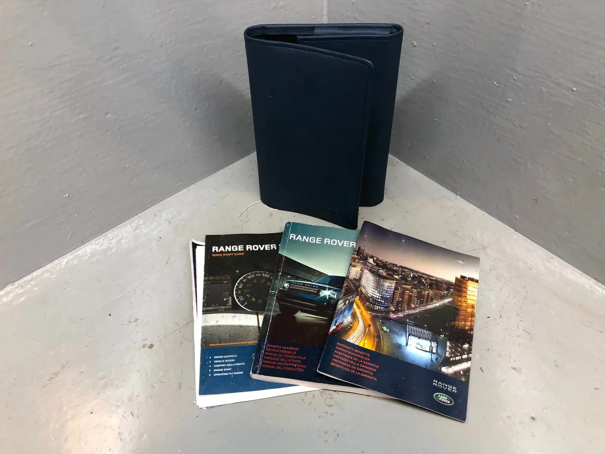 Range Rover Sport Handbook Manual In Wallet Facelift 2009 To 2013 L17026 1