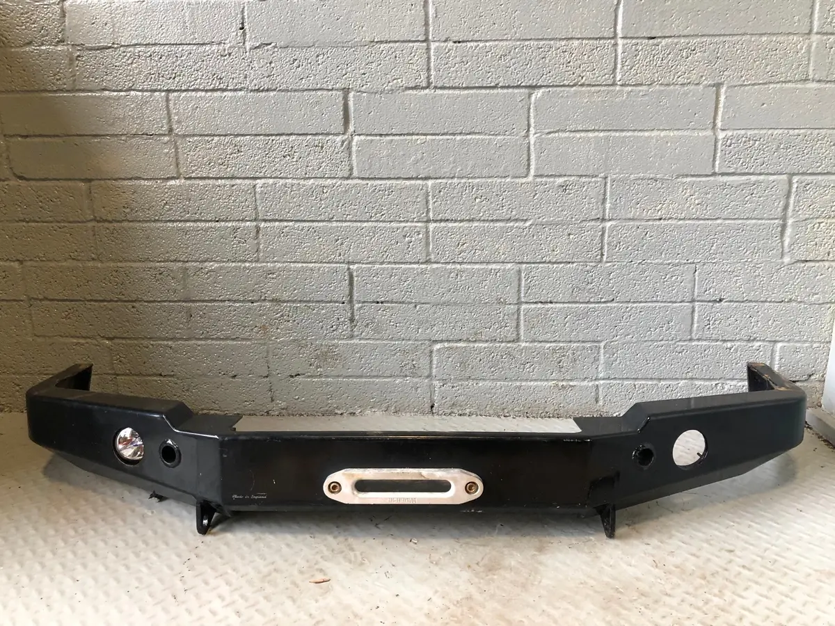 Discovery 2 Front Bumper Heavy Duty Steel Winch Land Rover 1998 To 2004 L06085 1