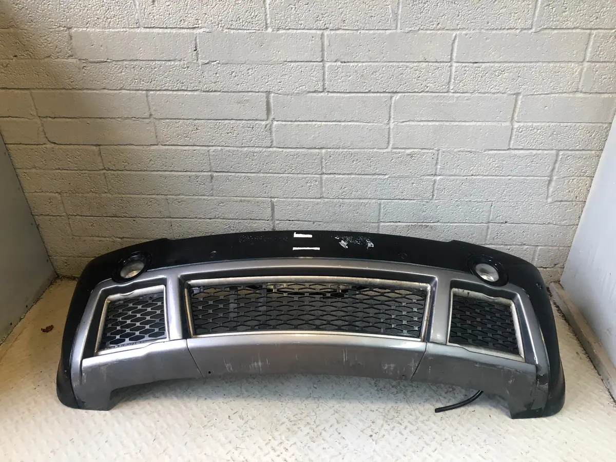 Range Rover L322 Front Bumper Overfinch Mariana Black 2006 To 2009 R27115 1