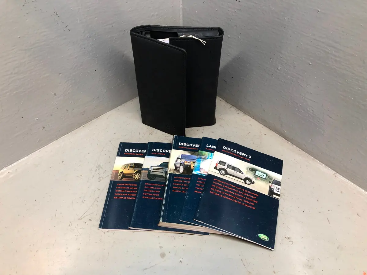 Discovery 3 Handbook User Manual In Wallet Land Rover 2004 To 2009 D17036 1