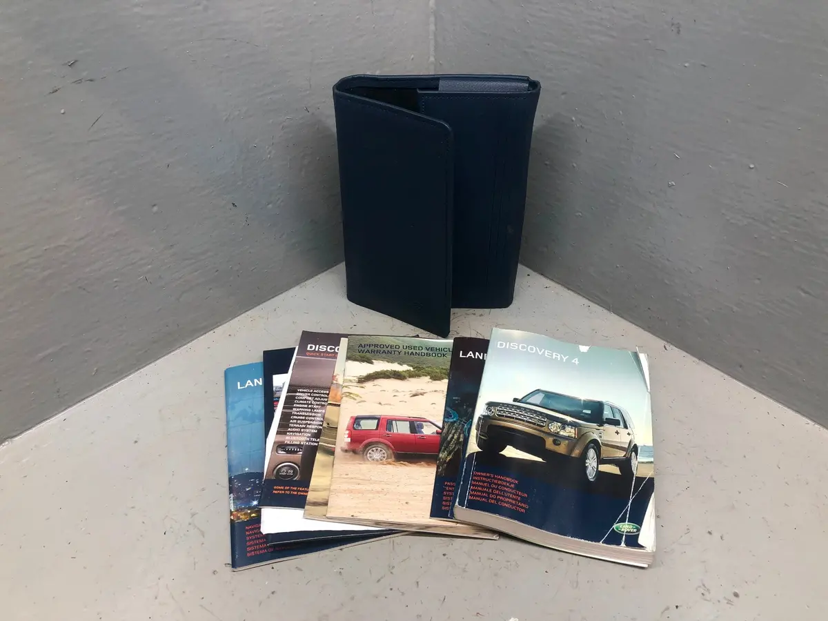 Discovery 4 Handbook User Manual In Wallet Land Rover 2009 To 2014 L05125 1