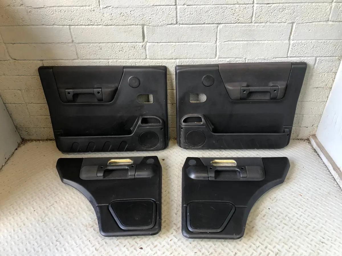 Discovery 2 Door Cards Set Of X 4 Black Land Rover 1998 To 2004 R19026 1