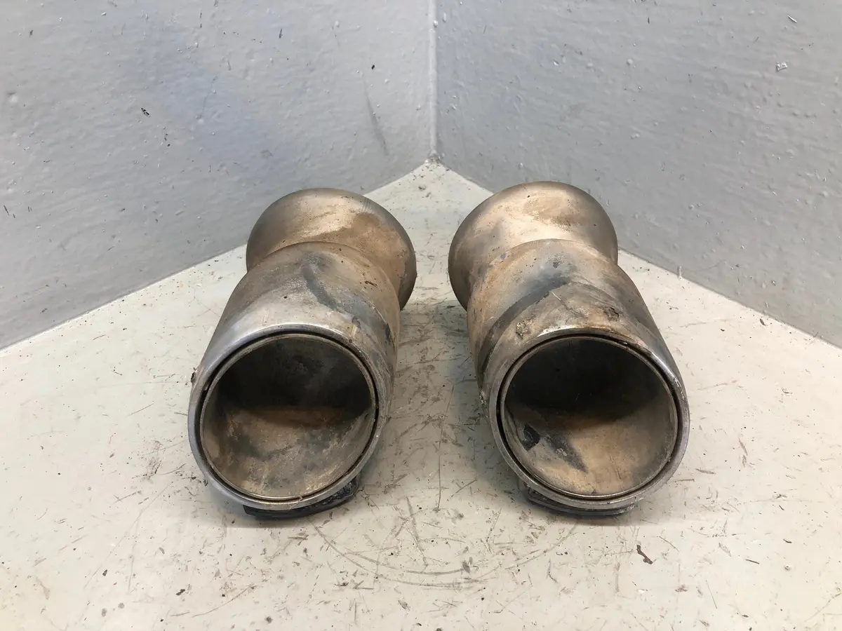 Range Rover L322 Exhaust Tail Pipe Tips Pair 2002 To 2013 R27115 1