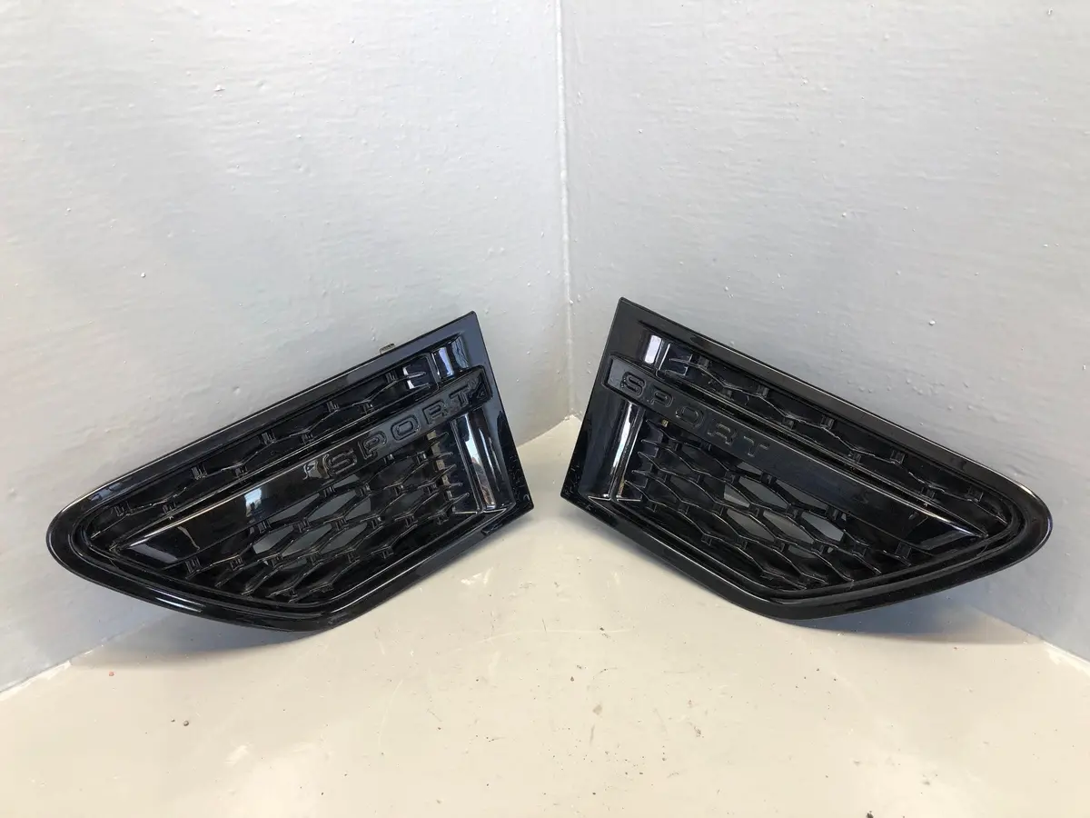Range Rover Sport Wing Vents Pair L320 In Black Aftermarket 2009 To 2013 1