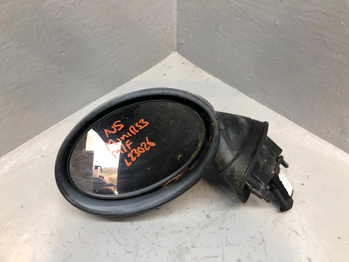 Mini R53 Door Mirror Near Side Left Chrome Electric 2001 To 2006 1