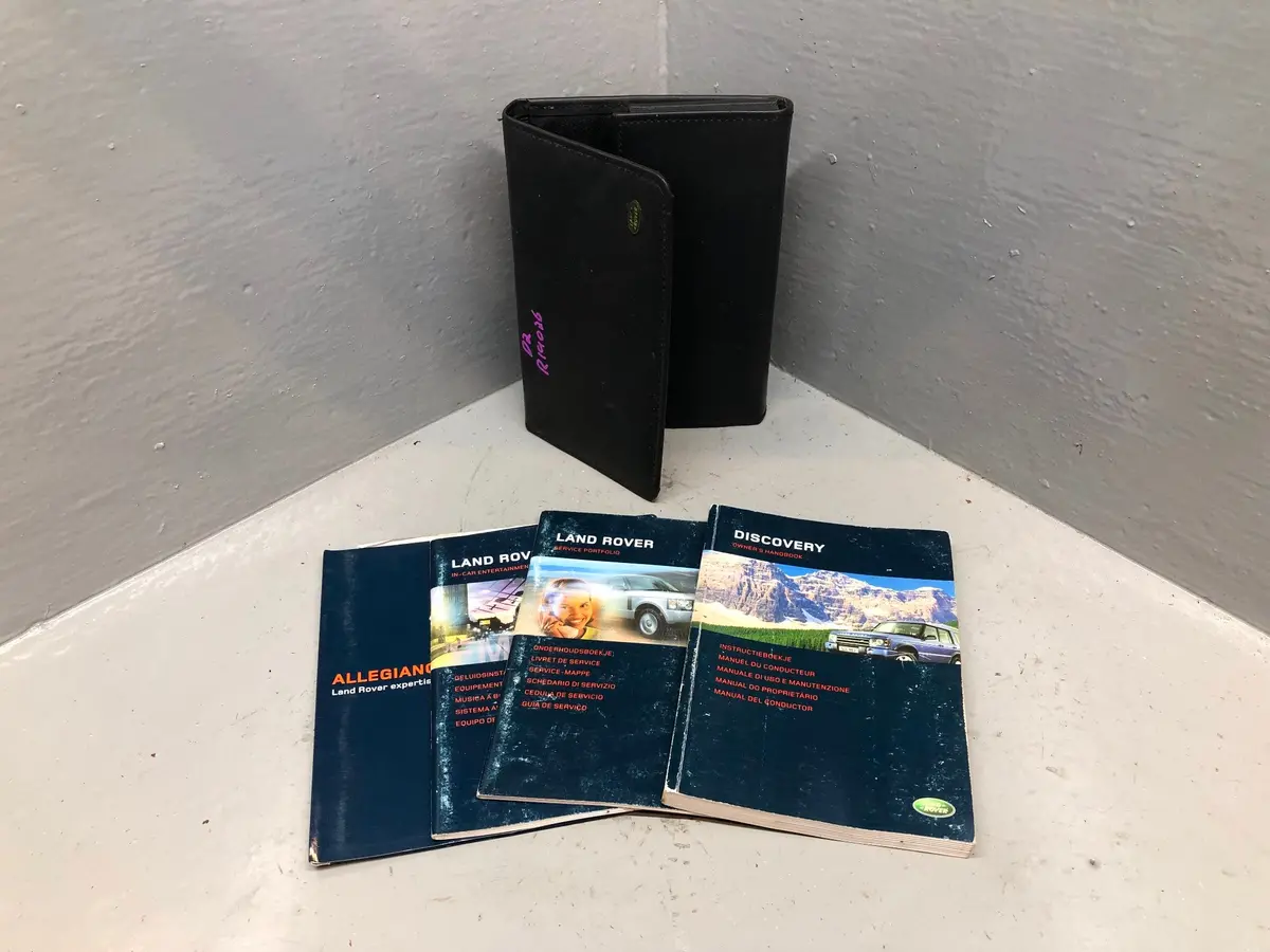 Discovery 2 Handbook User Manual In Wallet Land Rover 2002 To 2004 R19026 1