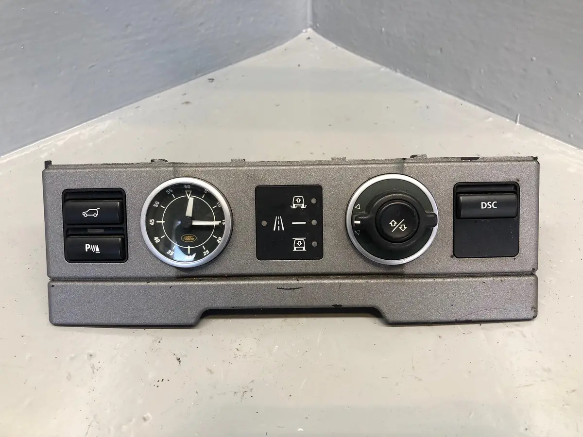 Range Rover L322 Air Suspension Switch Control Panel Clock Yul000072puy 1