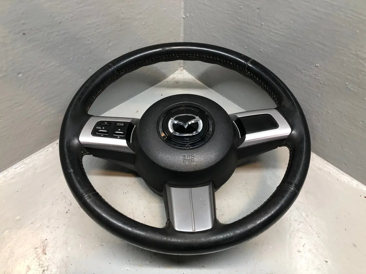 Mazda Mx5 Steering Wheel Complete With Controls Black Mk3 Nc 2006 To 2014 1