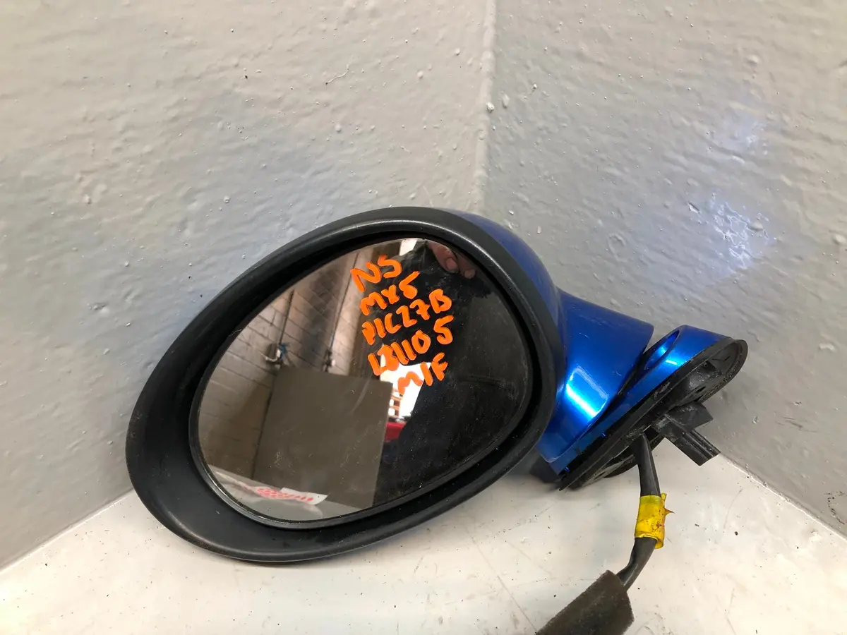 Mazda Mx5 Wing Mirror Assembly Near Side Winning Blue Metallic Mk3 2006 To 2014 1