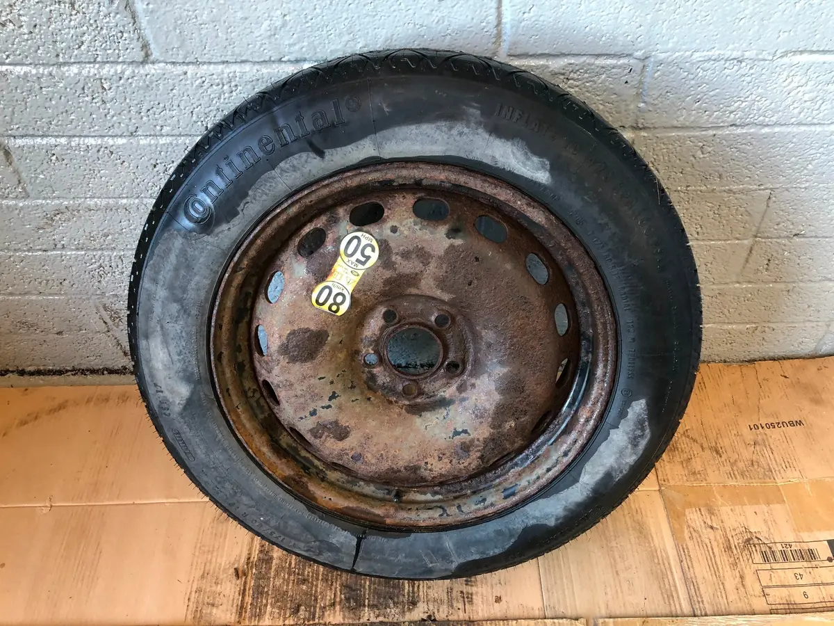 Discovery 3 Steel Wheel 19" Space Saver 175/80R19 Continental Land Rover K28115 1