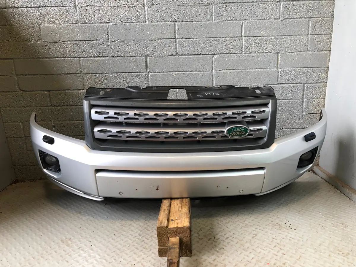 Freelander 2 Front Bumper Indus Silver Facelift Land Rover 2011 To 2014 R22016 1