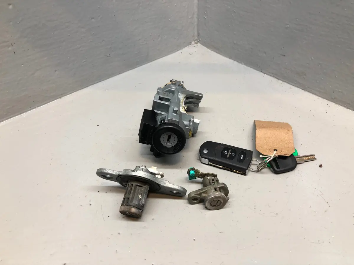 Mazda Mx-5 Ignition Barrel X 1 Key Door Boot Lock Set Mk3 Nc 2006 To 2014 1