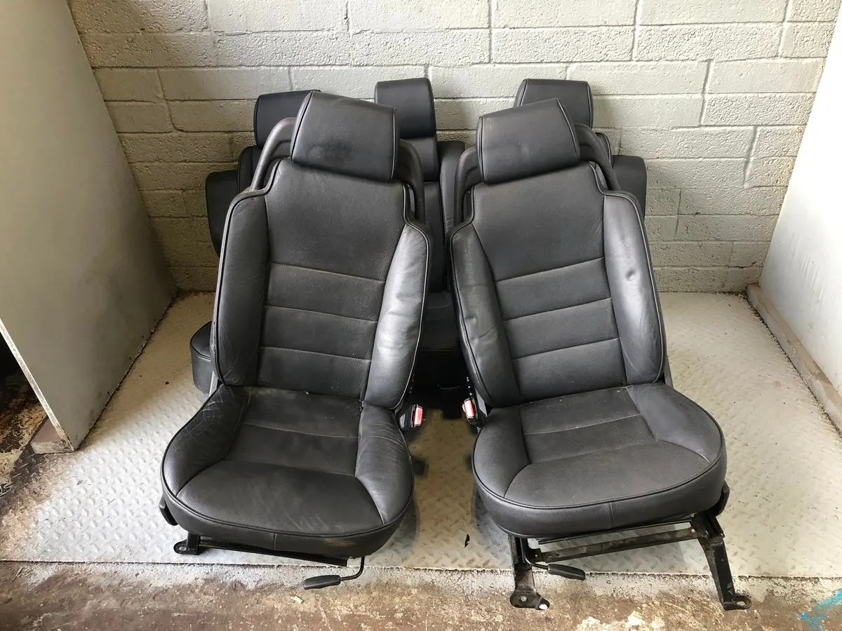 Discovery 2 Seats Black Manual Full Leather X5 Land Rover 1998 To 2004 R19026 1
