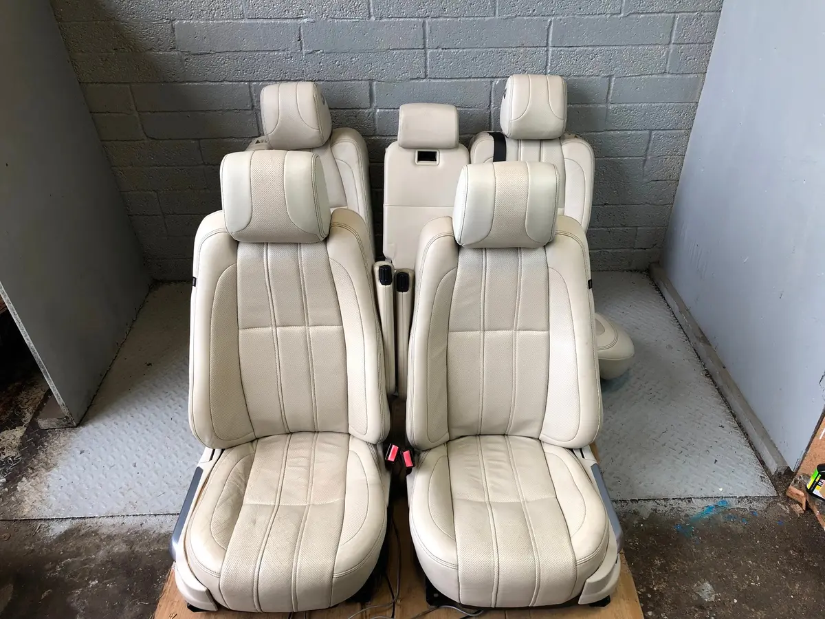 Range Rover L322 Leather Seats Ivory Heated Facelift 2010 To 2013 L24026 1