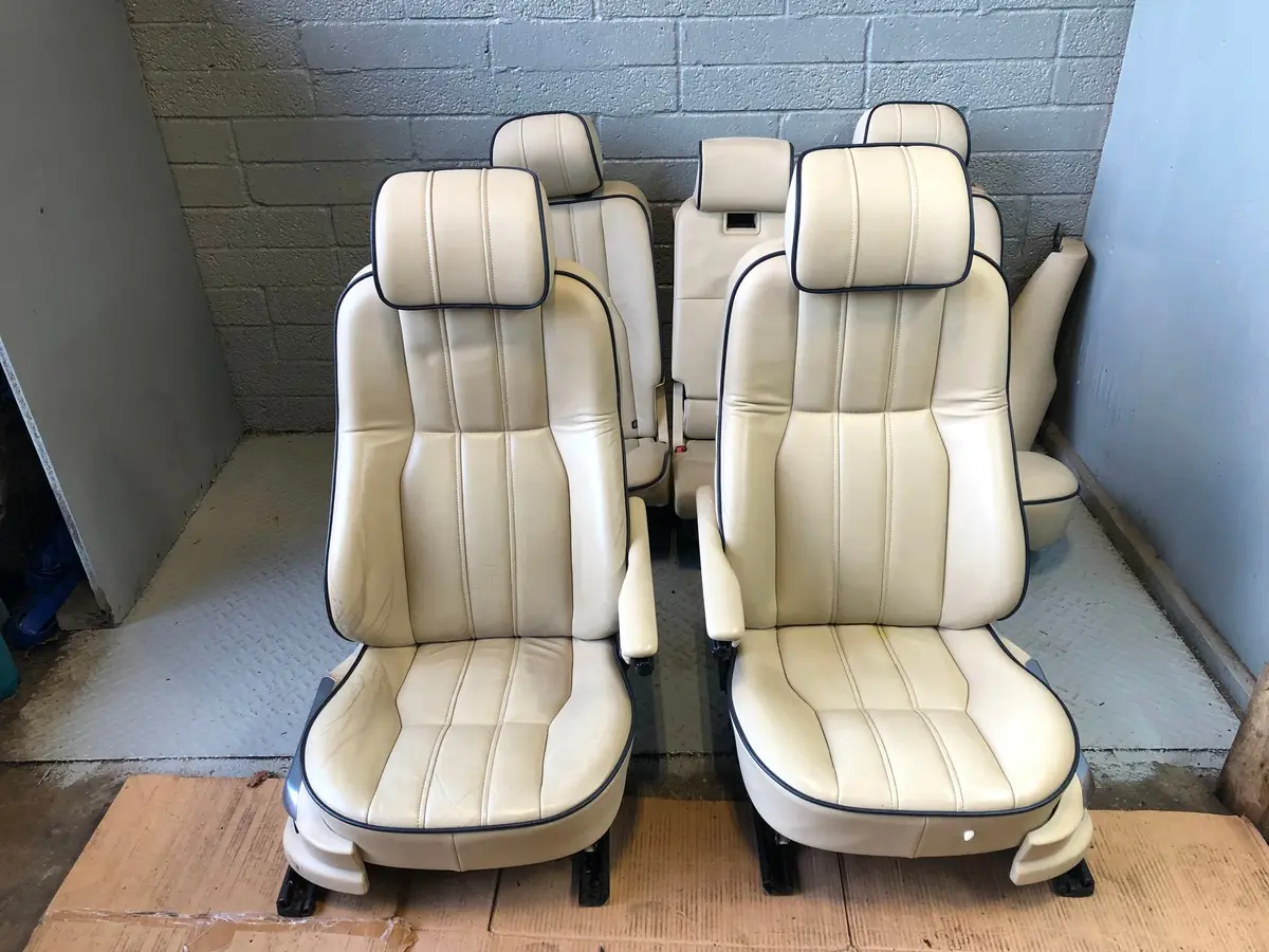 Range Rover L322 Leather Seats Parchment Heated Facelift 2006 To 2009 L16125 1