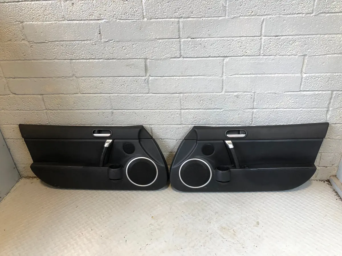 Mazda Mx-5 Door Cards Pair Of In Black With Silver Trim Mk3 Nc 2006 To 2014 1