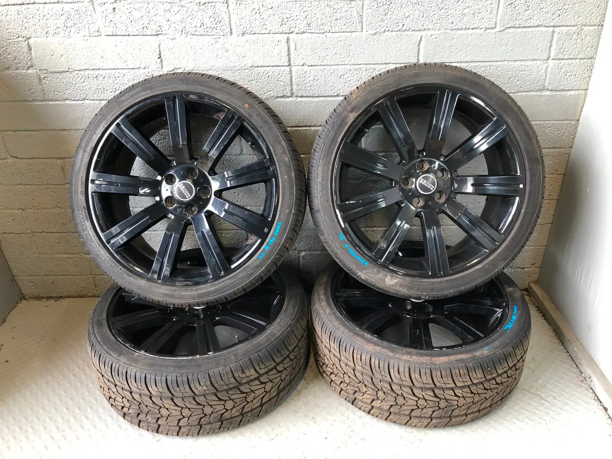 Alloy Wheels And Tyres 4 X 22" 285/35R22 Range Rover Sport Discovery 3 4 K11095 1