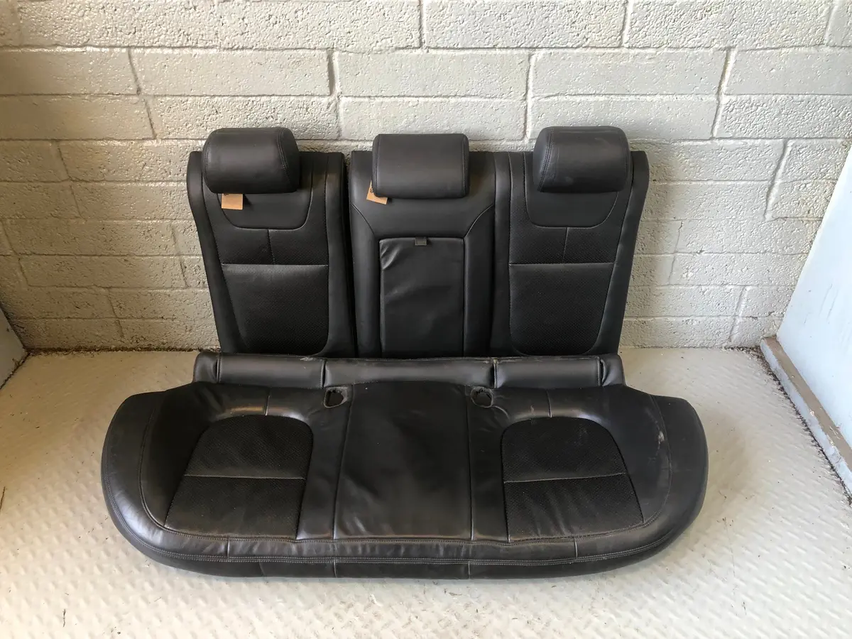 Jaguar Xf Rear Seats Black Leather X250 Complete Assembly 2008 To 2015 1