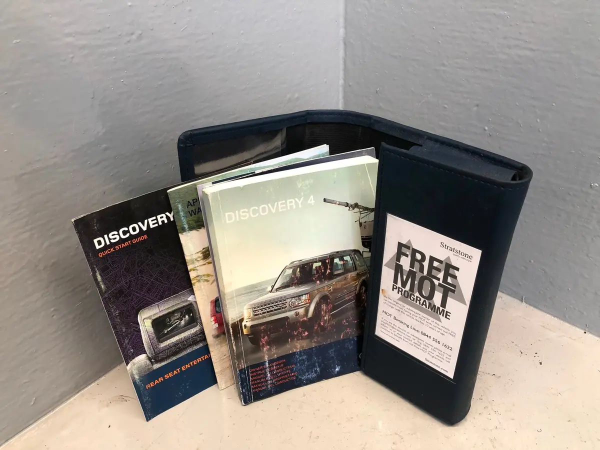 Discovery 4 Handbook User Manual In Wallet Land Rover 2009 To 2014 K17125 1