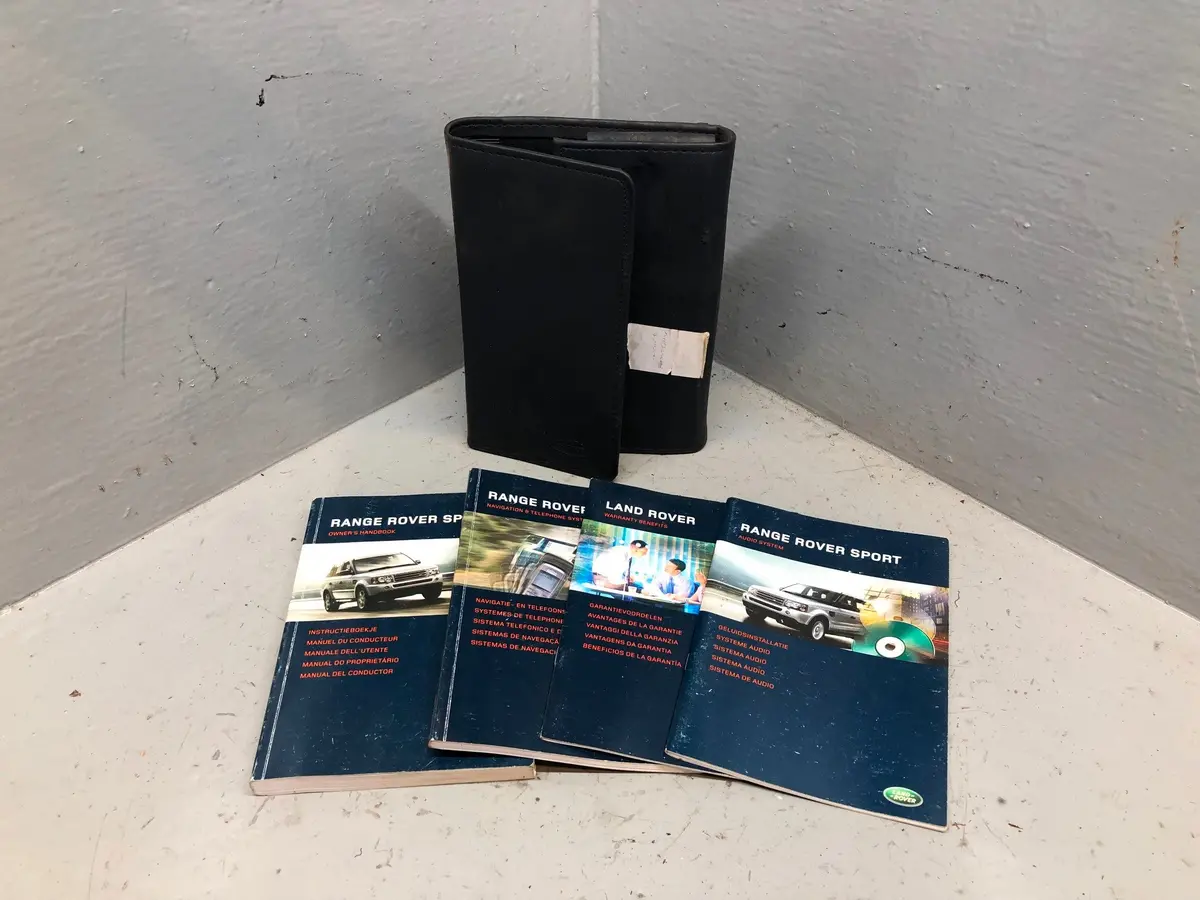 Range Rover Sport Handbook Manual User Guides In Wallet 2005 To 2009 K28016 1