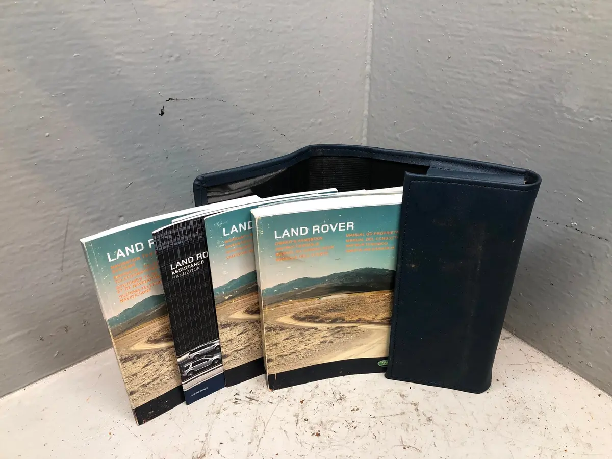 Range Rover Handbook Manual User Guides In Wallet L322 Facelift R30016 1