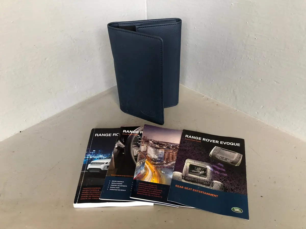 Range Rover Evoque Handbook User Manual In Wallet L538 2011 To 2018 L02095 1