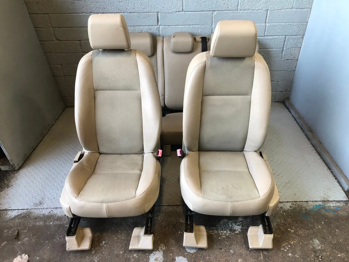Freelander 2 Seats Set Of Half Leather Beige Land Rover 2006 To 2011 R02046 1