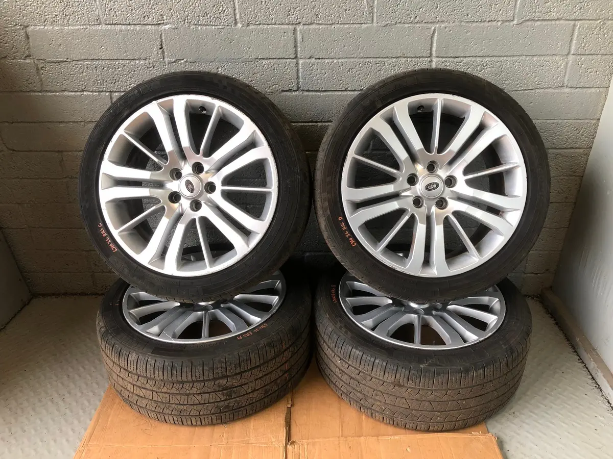 Range Rover Sport Alloy Wheels With Tyres 4 X 20" 275/40Zr20 L320 L31036 1