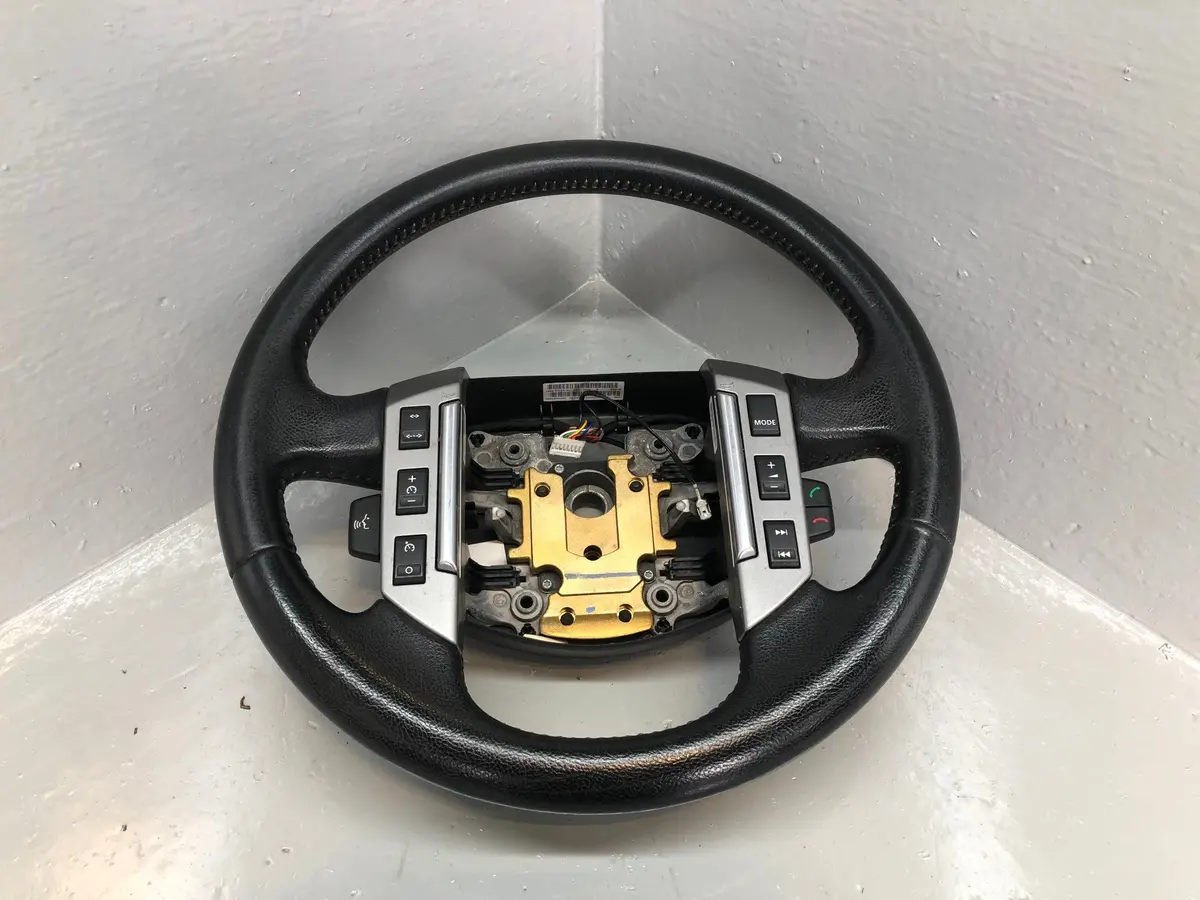 Steering Wheel Multi Function Leather Black Discovery 3 Range Rover Sport R04036 1