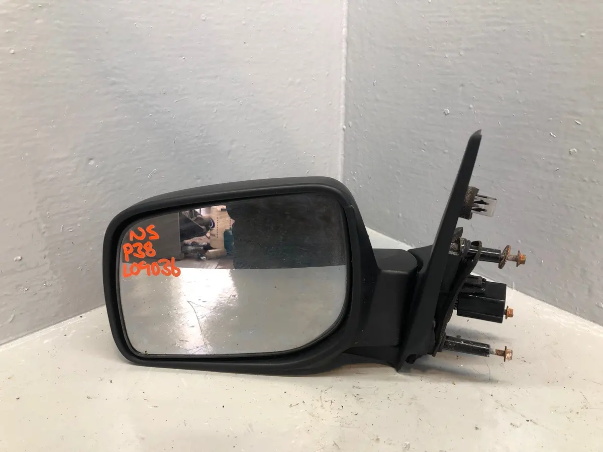 Range Rover P38 Door Wing Mirror Near Side Electric 10 Pin Black 1994 To 2002 1