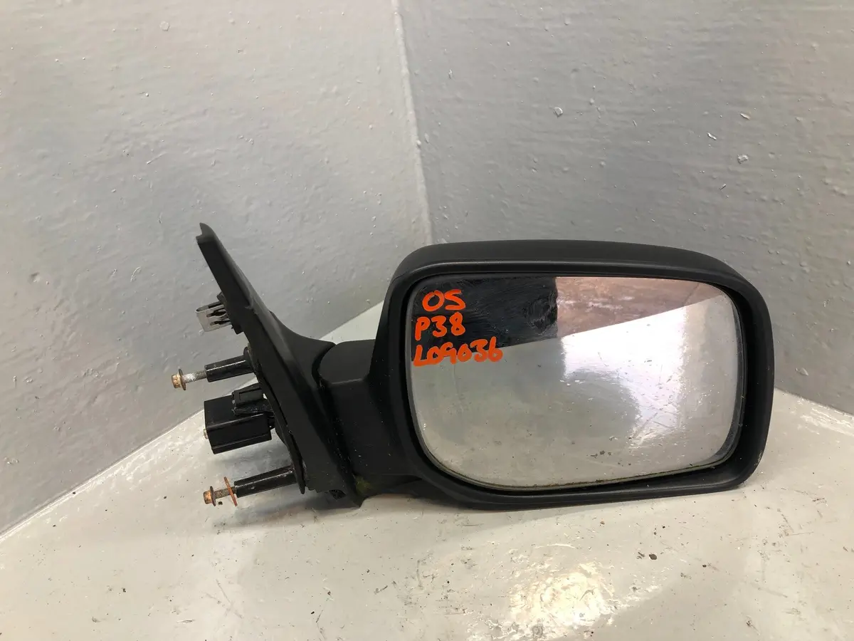 Range Rover P38 Door Wing Mirror Off Side Electric 10 Pin Black 1994 To 2002 1