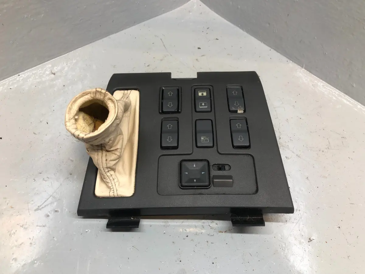 Range Rover P38 Window Switch Pack For Sunroof Black Amr2697 1994 To 2002 1