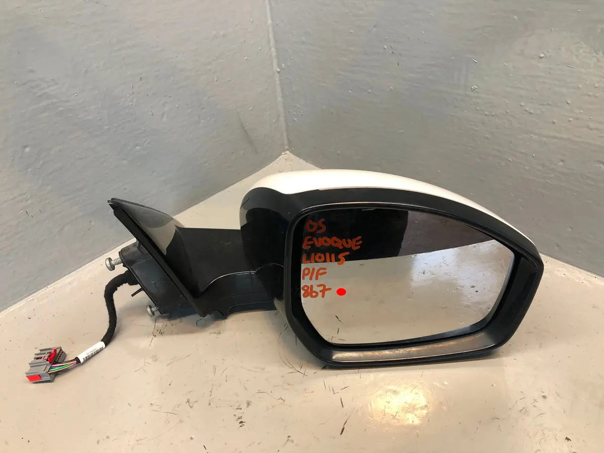 Range Rover Evoque Door Mirror Off Side Right Power Fold Fuji White L538 L10115 1