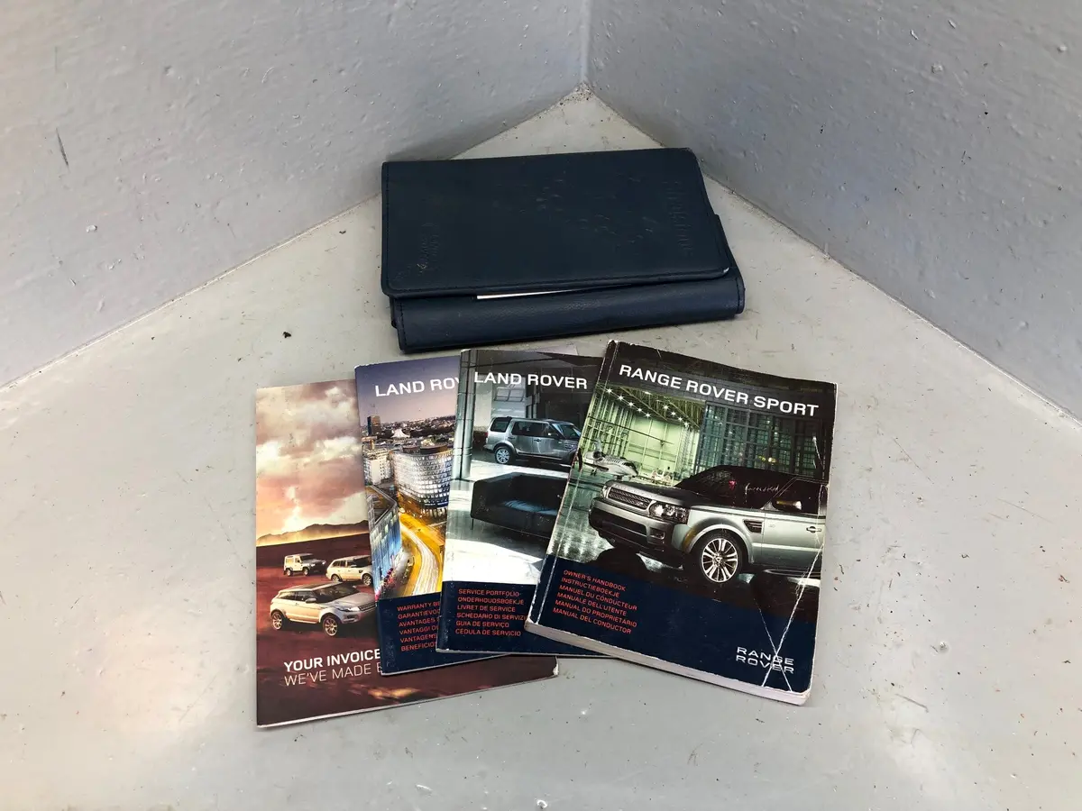 Range Rover Sport Handbook Manual In Wallet Facelift 2009 To 2013 L31036 1