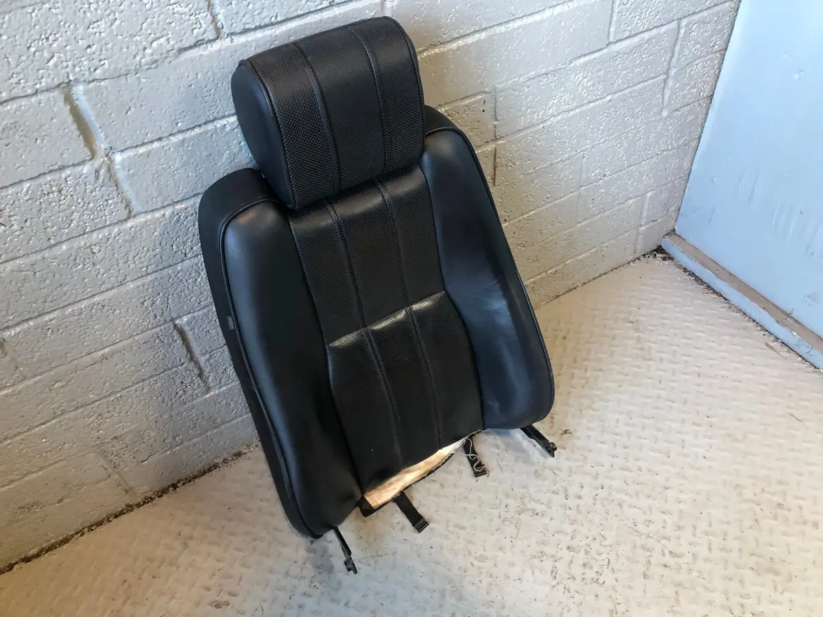 Range Rover L322 Seat Back Off Side Front Black Leather Heated Screen R14115 2