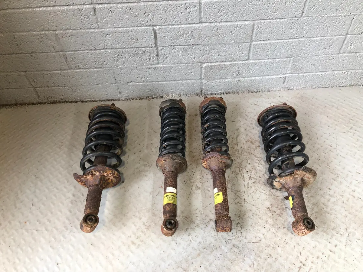 Discovery 3 Coil Shock Set X4 Springs Conversion Dunlop 03139A Land Rover D26036 1