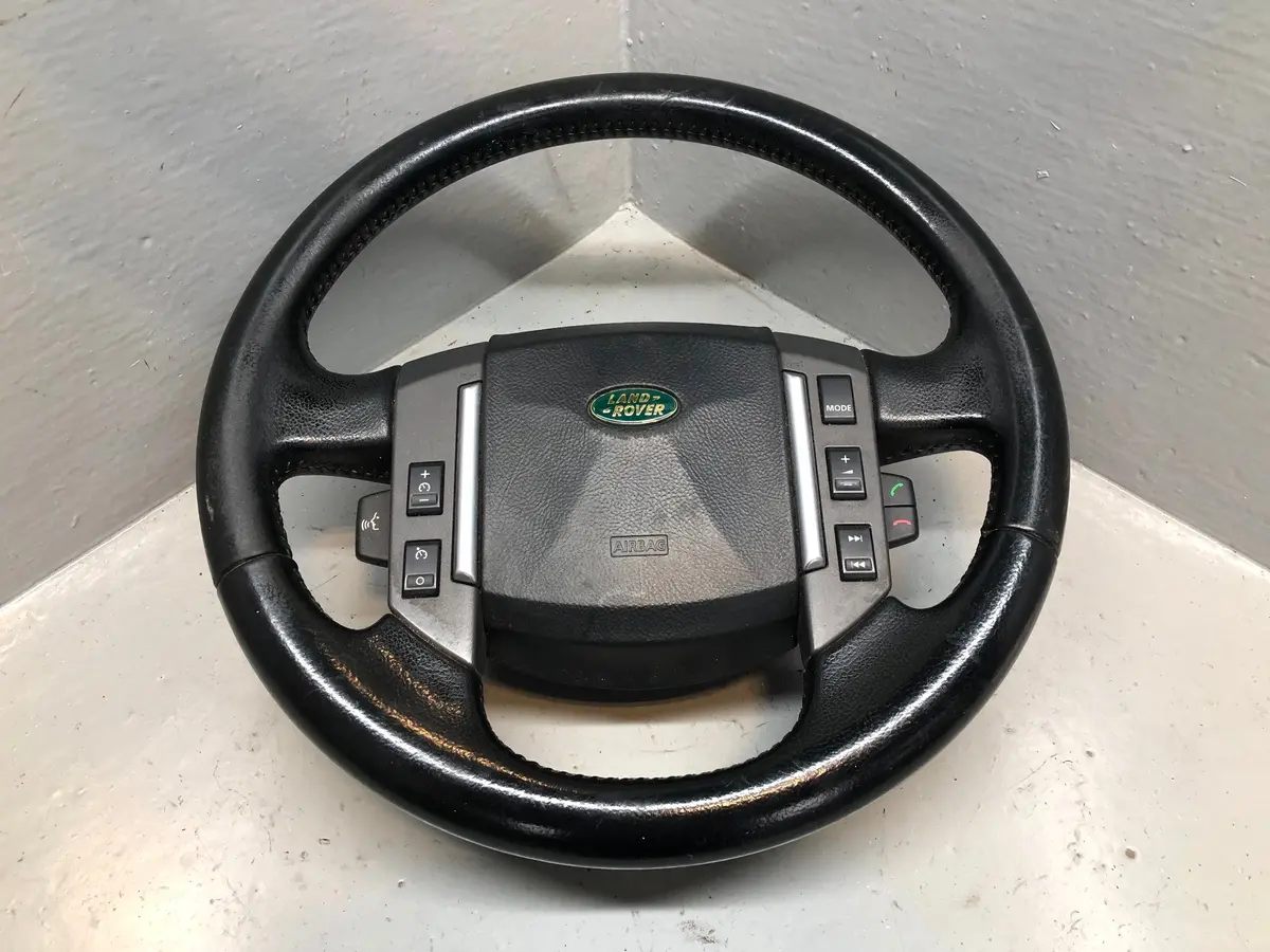 Steering Wheel Multi Function Leather Black Discovery 3 Range Rover Sport K05115 1