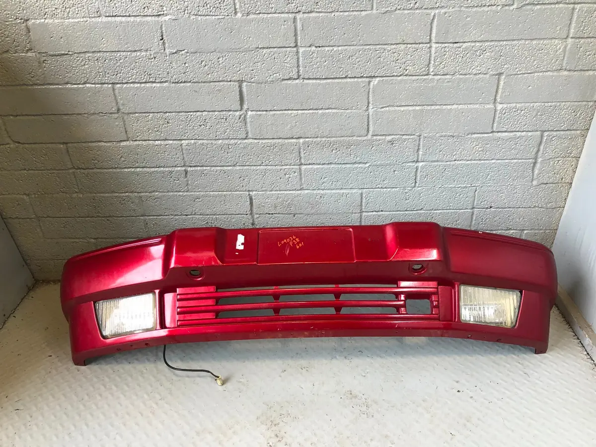 Range Rover P38 Front Bumper With Fog Light Rioja Red 601 1994 To 2002 L09036 1