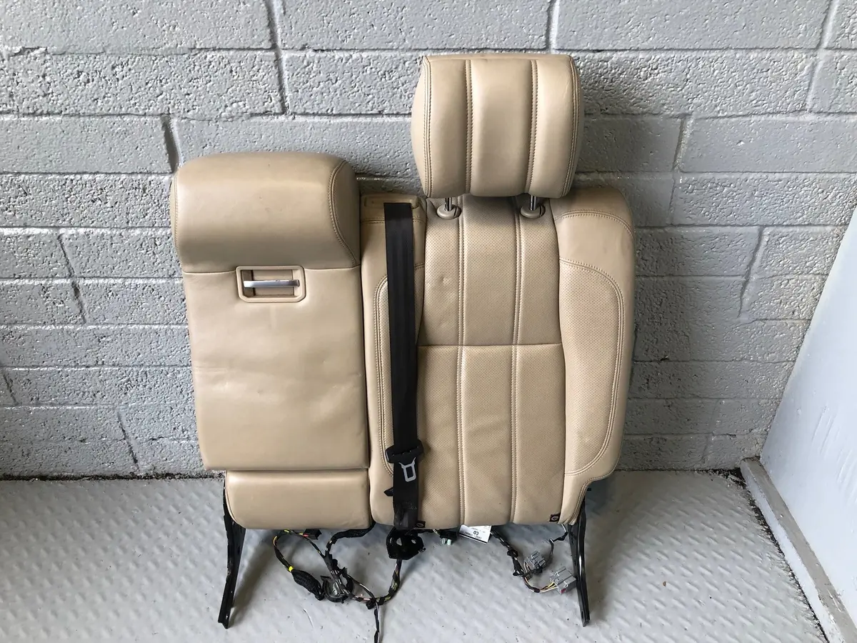 Range Rover L405 Seat Back Rear Near Side Centre Leather Almond 2013 To 2017 1