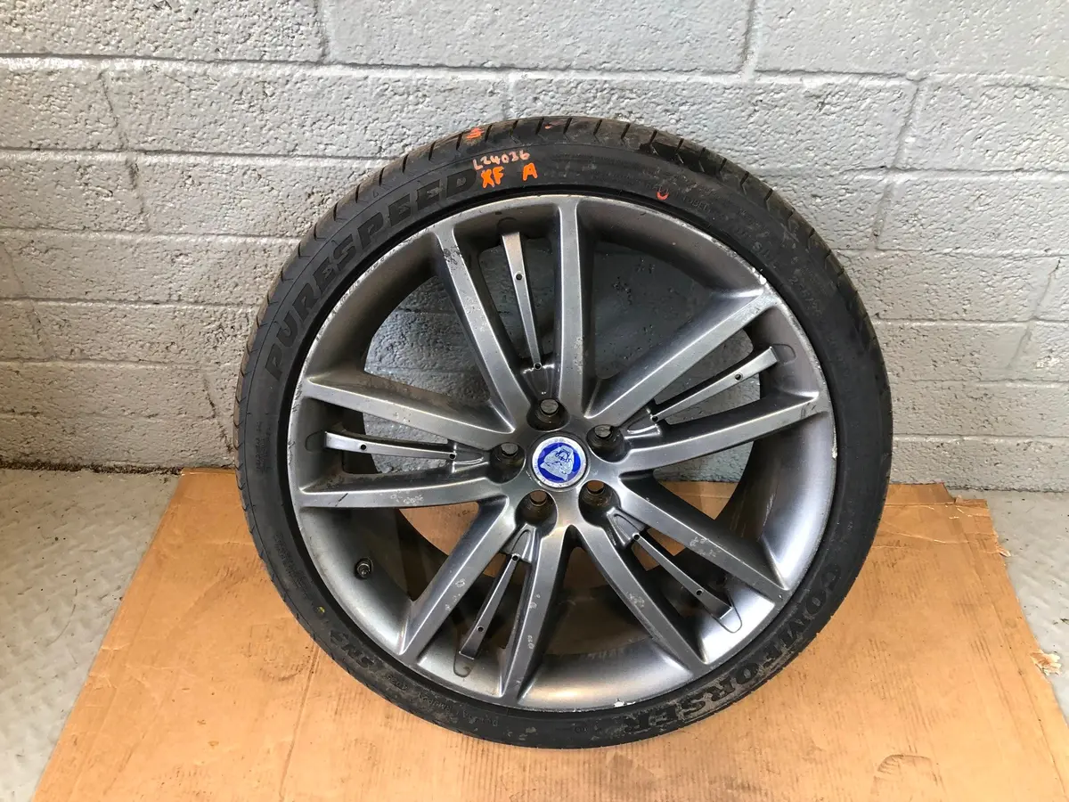 Jaguar Xf Alloy Wheel And Tyre 20" Single 255/35Zr20 X250 2008 To 2015 L24036a 1
